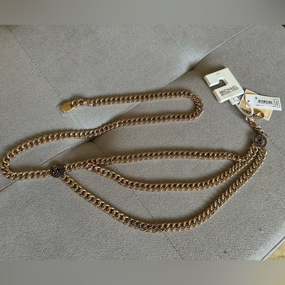 NWT Michael Kors Chain Belt